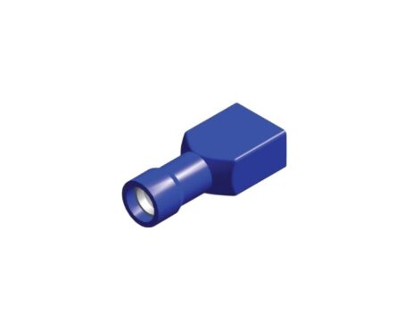 PVC huls 6.3X0.8 blauw 1,5 ~ 2,5mm² verpakking 25 stuks