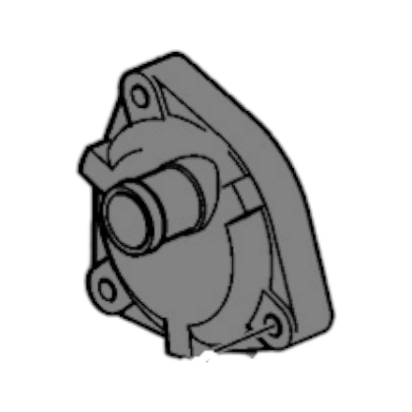 Volvo Penta D1, D2 eindplaat voor warmtewisselaar - 3842022