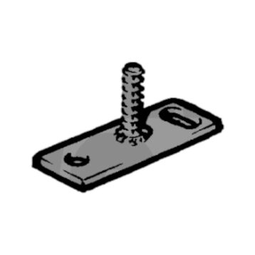 Volvo Penta afstelplaat voor motorsteun - 3581105
