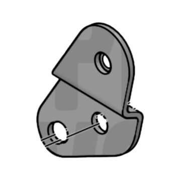 Volvo Penta bracket for alternator mounting - 21298766