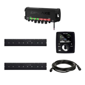 Zipwake serie 1000E PRO straight kit box trim systeem