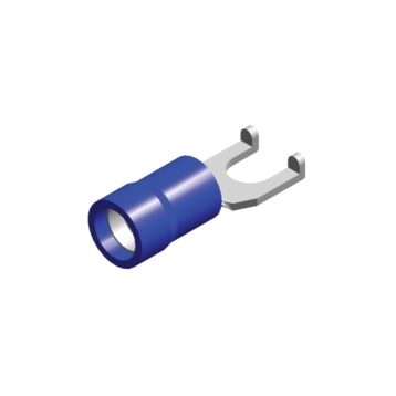 PVC fork tongue hook M5 blue 1.5-2.5 mm² packaging 25 pieces