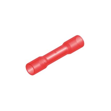 Krimp doorverbinder rood 0,5 - 1,5mm² verpakking 100 stuks