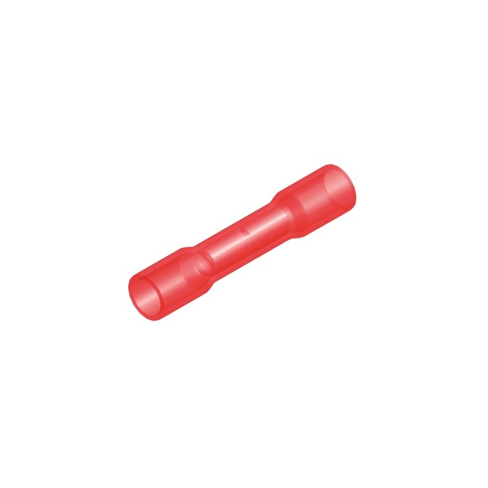 Krimp doorverbinder rood verpakking 25 stuks 0,5 - 1,5mm²