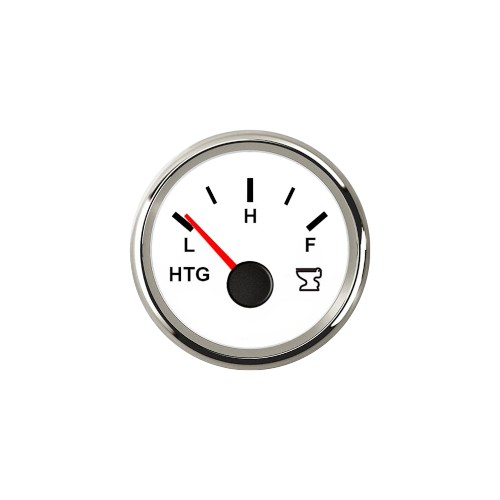 Waste water meter 9-32V white/stainless steel 240-33Ohm