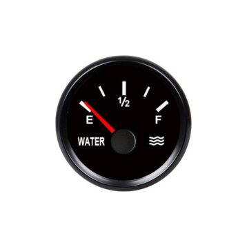 Drinking water meter 9-32V black 0-190Ohm