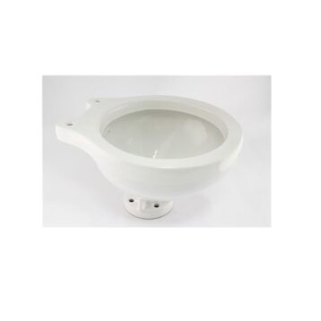 Rheinstrom small round white toilet bowl