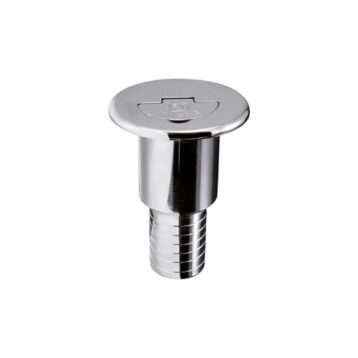 Messing dekdop vuilwater 38mm