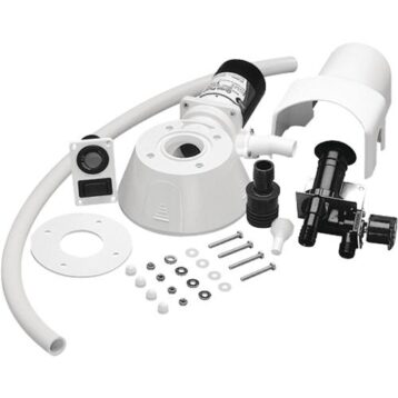 Jabsco Quiet Flush conversion kit with solenoid valve 12V