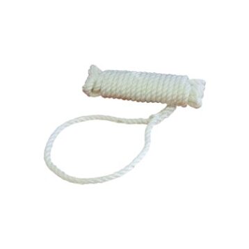 Polypropylene mooring line white 16mm 3 strings 12 meters