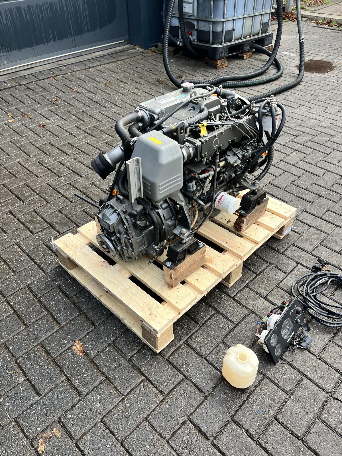 Yanmar 4JH40E scheepsmotor 53pk Warmtewisselaar Kanzaki KM4A keerkoppeling - Afbeelding 8