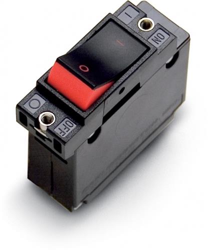Mastervolt tuimelschakelaar enkelpolig 10A Push to Reset