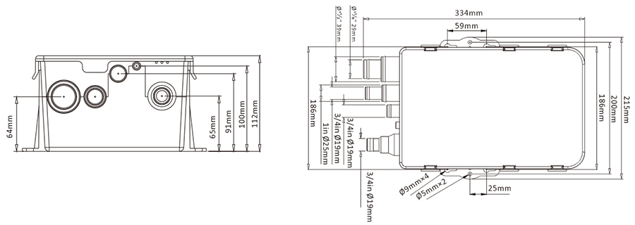 Douchepomp Box 12V 2840 L/u – Afvoerpomp Systeem boot of camper - Afbeelding 7
