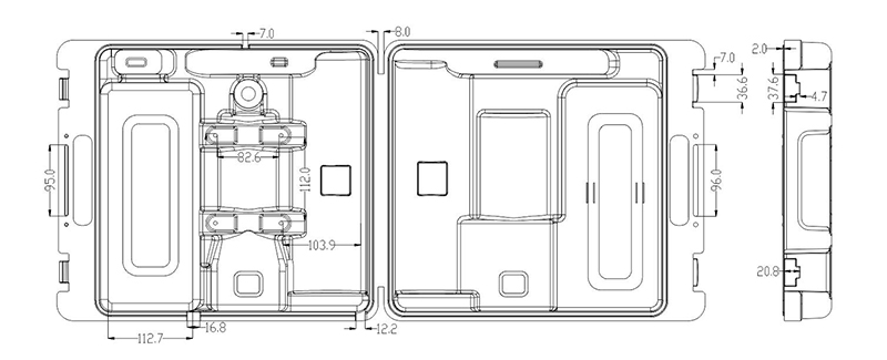 Dekwaspomp in koffer 12v 17Lpm - Afbeelding 6