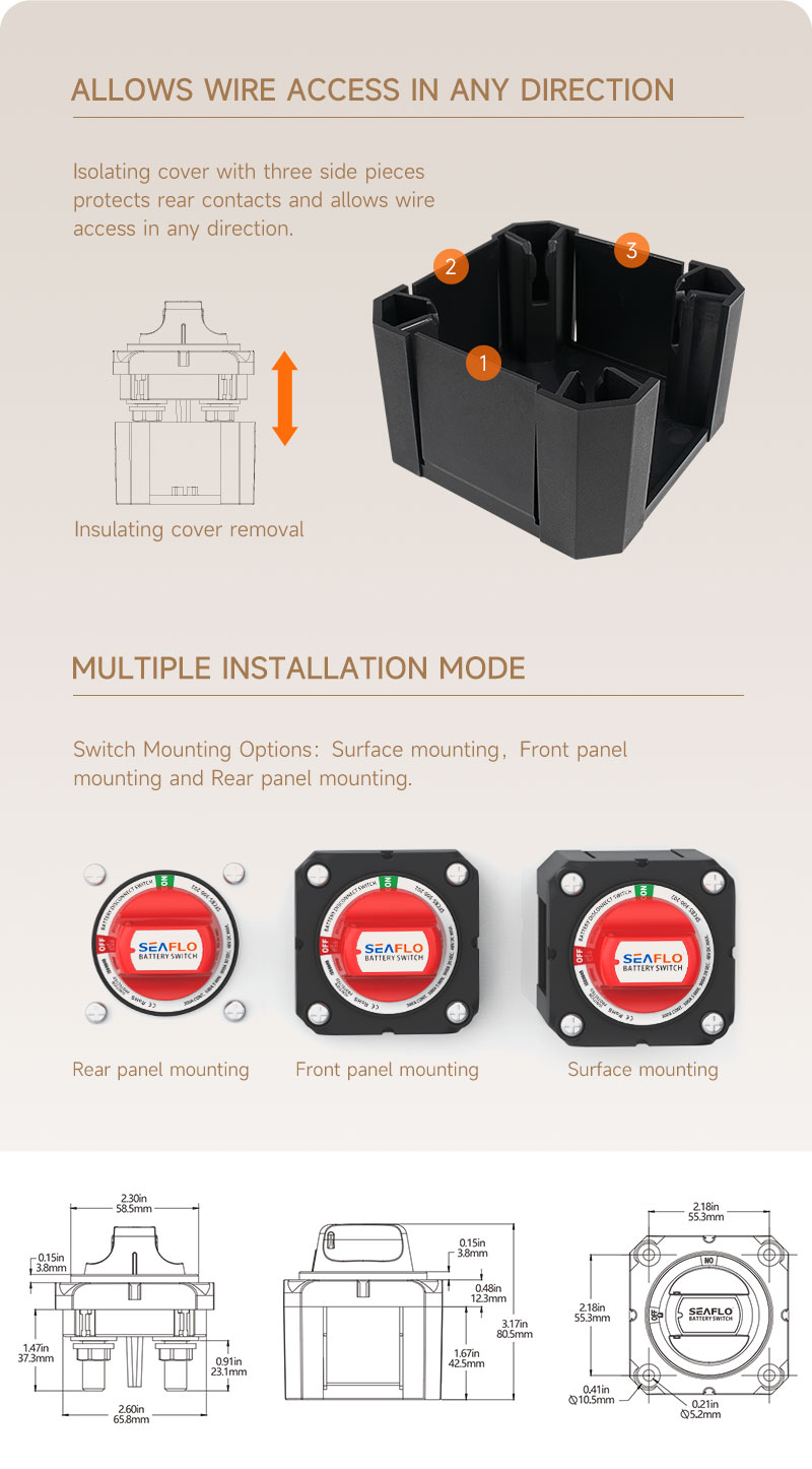 Hoofdschakelaar accu 300A – Accuschakelaar boot ON/OFF - Afbeelding 7