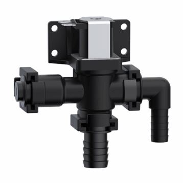 Marine toilet solenoid valve with backflow protection 12V