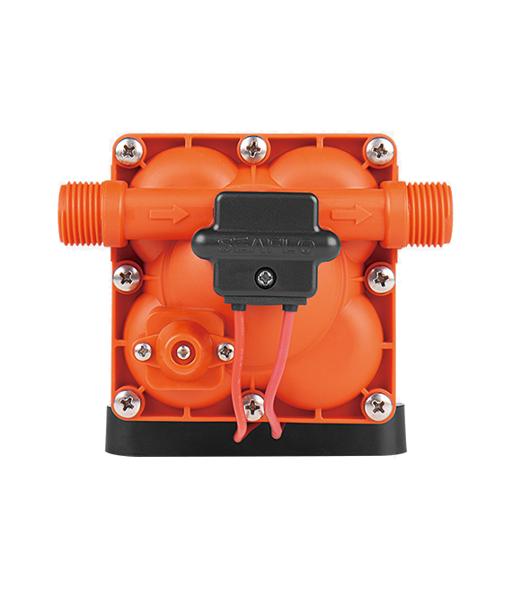 Membraanpomp 24V 15,1 L/min 3,8 bar – Compacte Waterpomp - Afbeelding 6