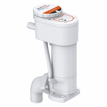 Elektrische ombouwset toilet pomp 12V 18,9 L/min – met versnijdpomp en spoelfunctie