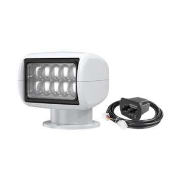 LED zoeklicht met Afstandsbediening 30W – 360° Wit 10-30V