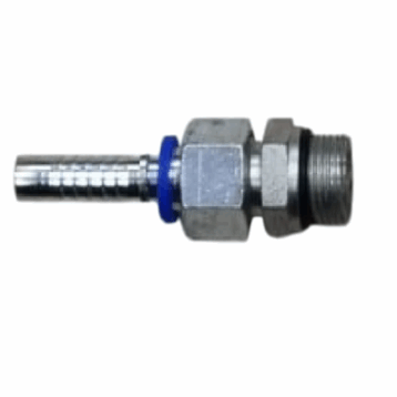 Schroef nippel 3/4 UNF x 10mm slangpilaar recht