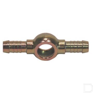 Banjo oog M6 x 4mm dubbel