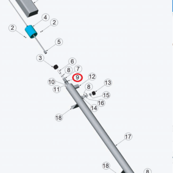 Wyckomar O-ring UV1500  tbv Dome 11-3  2-111