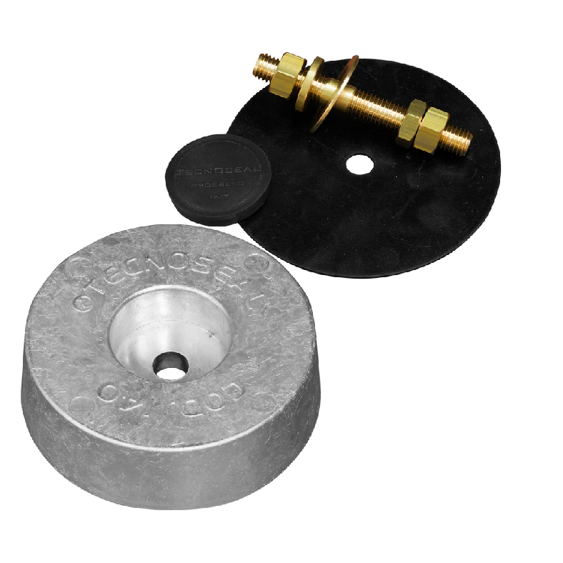 Disc anode for Stern 125*38 compl. w. plug, pad&bolt Magnesium