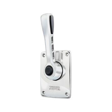 Volvo Penta Stainless Steel Throttle Lever with Small Cover Plate - 22688044
