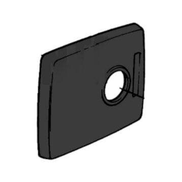 Volvo Penta Plastic Cover Plate Side Mount - 853713