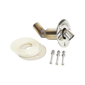 Webasto RVS huiddoorvoer 38 mm gebogen uitvoering