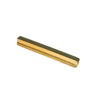 Verloopspie brons 6 x 8 x 45 mm. Hoog