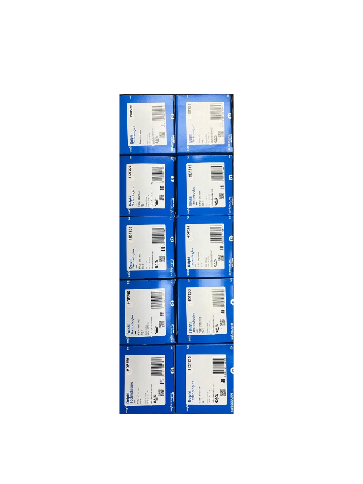10x brandstoffilter Delphi HDF296