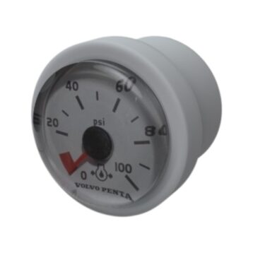 Volvo Penta oliedrukmeter 0-100 Psi, Wit - 874932