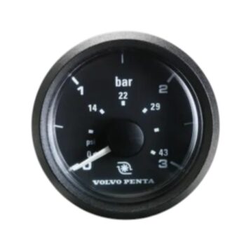Volvo Penta turbodrukmeter 0-3 bar 52 mm - 23715887