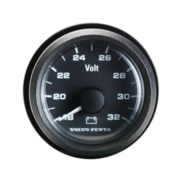 Volvo Penta voltmeter 18-32V, 52 mm - 23715883