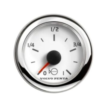 Volvo Penta water tank level gauge 52 mm, white - 3809993