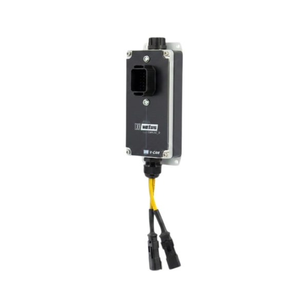 VETUS joystick interface CANVXCJP with V-CAN connection and connectors